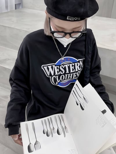 美式風英文字母大學T*2色 KB6593