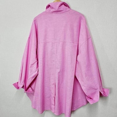 麻棉遮陽防曬襯衫*4色 K88997