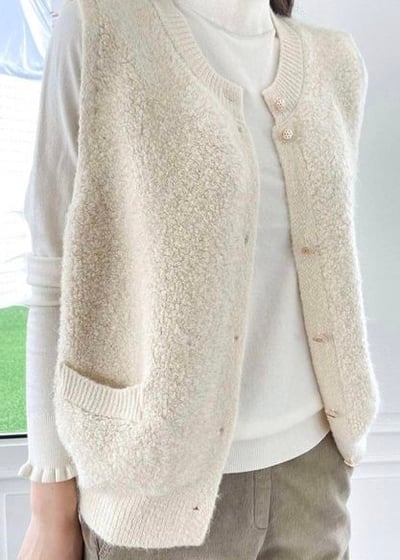 【SALE商品】百搭款QQ毛背心*3色 KB998854