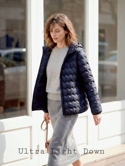 【SALE商品】波浪紋羽絨外套*5色 KB011880562