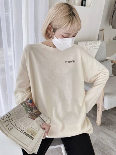 後英文字母圈大學T*3色 KB6592