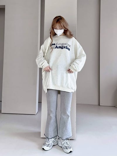 舒適百搭立體英文字母大學T*3色 KB6594