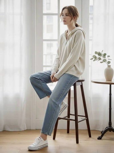 【SALE商品】半拉鍊連帽針織衫*3色 KB988592