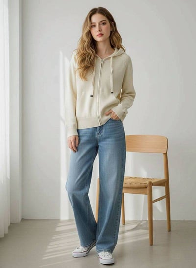 【SALE商品】針織連帽外套*5色 KB985592