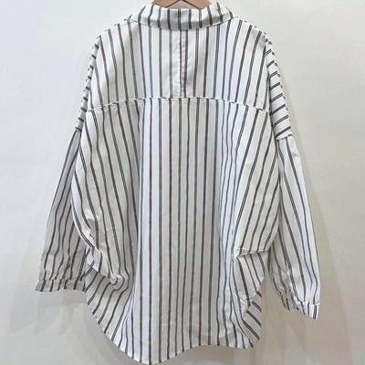 立體剪裁側壓褶造型襯衫*2色 K0859987