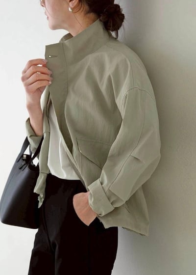 下縮身風衣造型外套*3色 K9805804