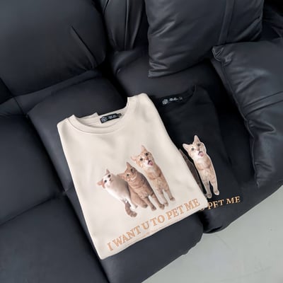 討愛三隻貓咪大學T*2色 KB6596