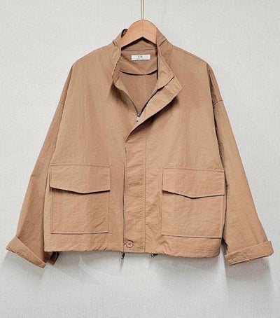 下縮身風衣造型外套*3色 K98058013