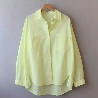 質感水洗棉質襯衫*4色  KB852859