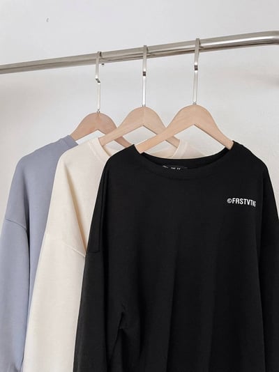 後英文字母圈大學T*3色 KB6593