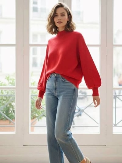 【SALE商品】小立領針織毛衣*5色  KB97857854