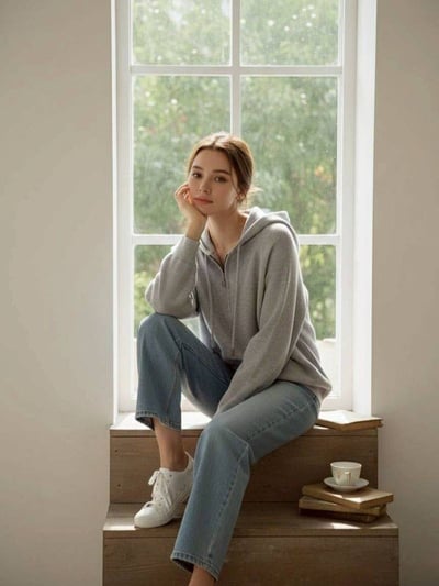 【SALE商品】半拉鍊連帽針織衫*3色 KB988594