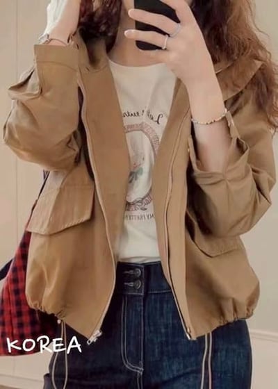 下縮身風衣造型外套*3色 K9805807