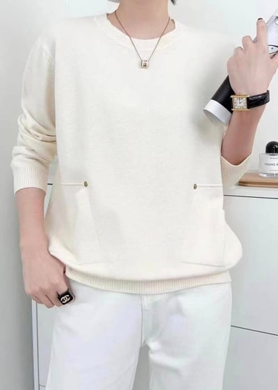 【SALE商品】質感親膚圓領基本針織衫*5色  k98201982