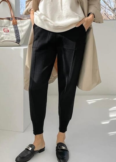 【SALE商品】質感舒適針織修身褲*1色 K975492