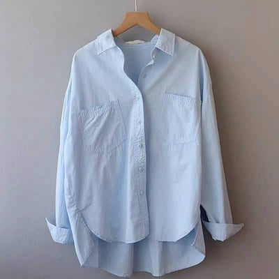 質感水洗棉質襯衫*4色  KB852854