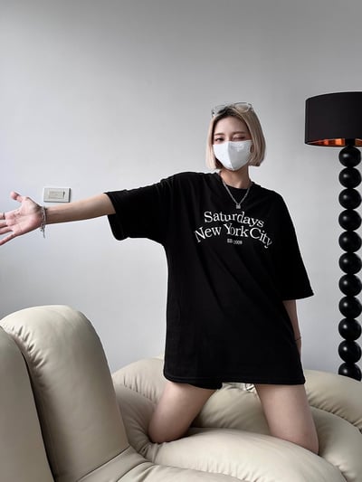 實穿簡約字母短T*2色 KB9681