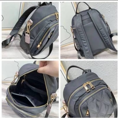 菱格紋多層空間拉鍊後背包*1色 KB10500979