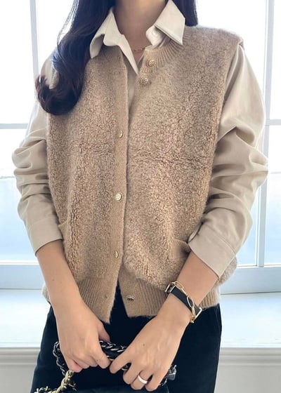 【SALE商品】百搭款QQ毛背心*3色 KB998856