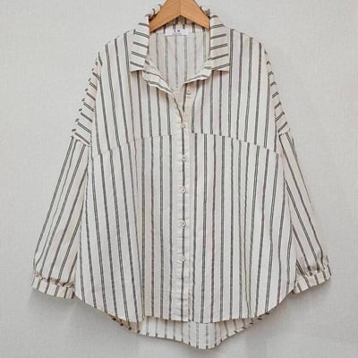 立體剪裁側壓褶造型襯衫*2色 K0859985