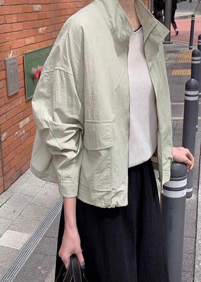 下縮身風衣造型外套*3色 K98058010