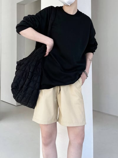 男女適穿-西裝面料休閒便褲*4色 T7764592