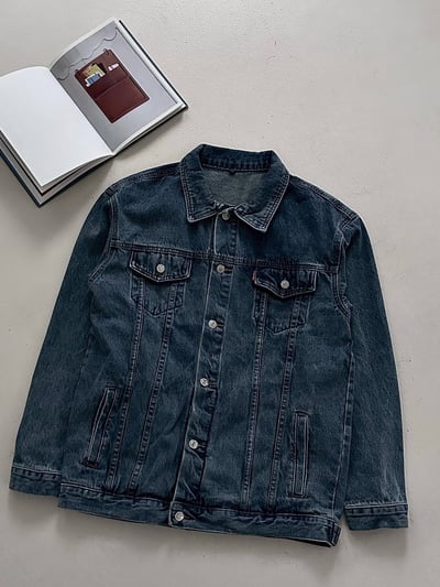 高磅百搭隨興寬鬆牛仔外套 *1色 K99008984