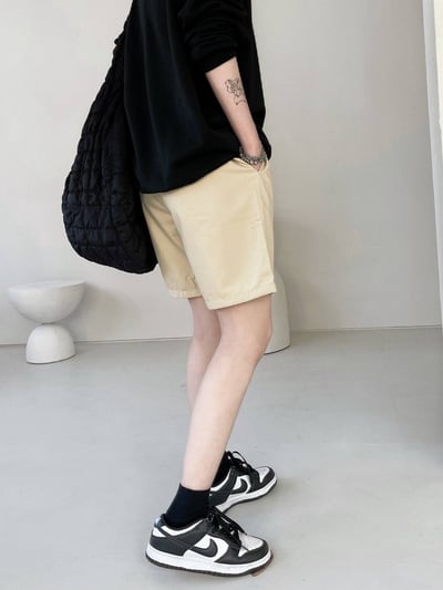 男女適穿-西裝面料休閒便褲*4色 T7764593