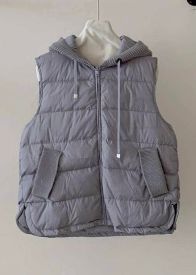 【SALE商品】TH 針織連帽羽絨背心*3色 KB913008911