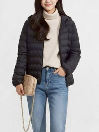 【SALE商品】波浪紋羽絨外套*5色 KB011880568