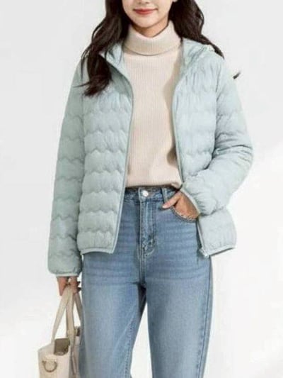 【SALE商品】波浪紋羽絨外套*5色 KB011880564