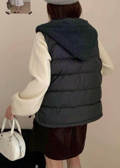 【SALE商品】TH 針織連帽羽絨背心*3色 KB91300899