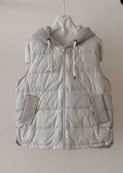 【SALE商品】TH 針織連帽羽絨背心*3色 KB913008912