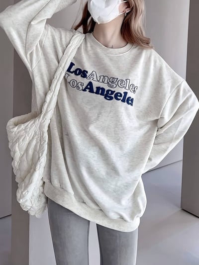 舒適百搭立體英文字母大學T*3色 KB6591