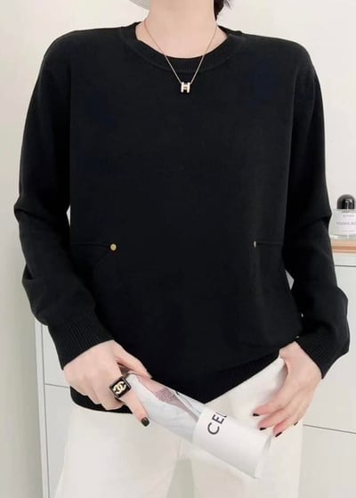 【SALE商品】質感親膚圓領基本針織衫*5色  k98201983