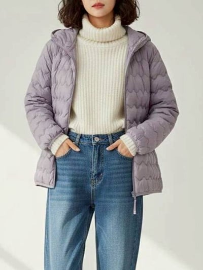 【SALE商品】波浪紋羽絨外套*5色 KB011880567