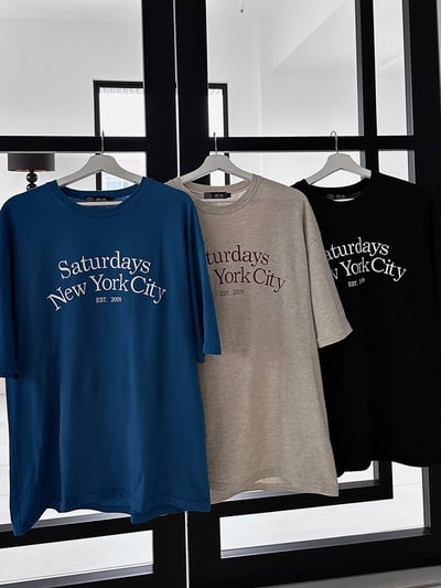 實穿簡約字母短T*2色 KB9686