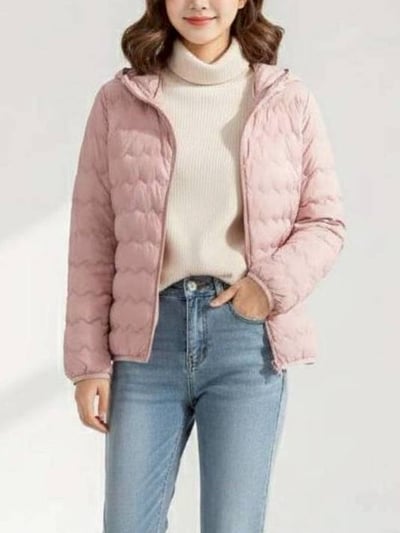 【SALE商品】波浪紋羽絨外套*5色 KB011880566