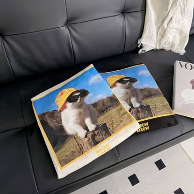 俏皮貓咪大學T*2色 KB6597