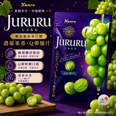 日本直送｜Kanro 麝香葡萄糖 60g1