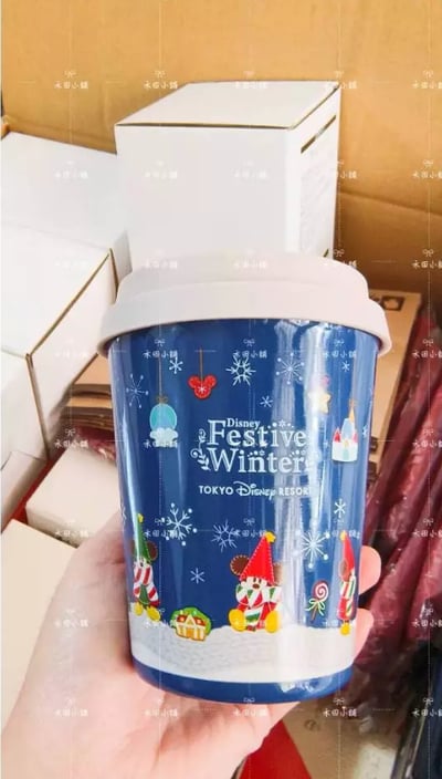 日本直送｜東京迪士尼 2023年 聖誕節米奇精靈隨身杯1