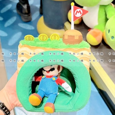 環球影城｜Mario瑪利歐 奇諾比奧毛絨玩具套裝組2