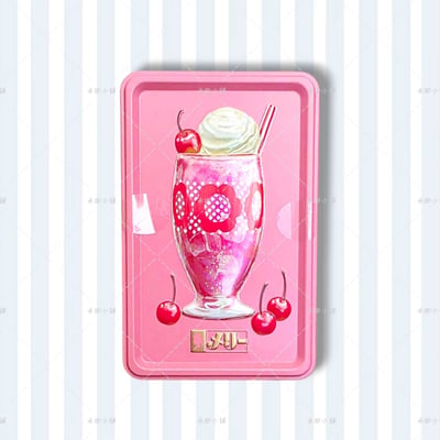 🇯🇵 日本直送｜Mary’s 復古系列 草莓蘇打 跳跳糖巧克力鐵盒 9入1