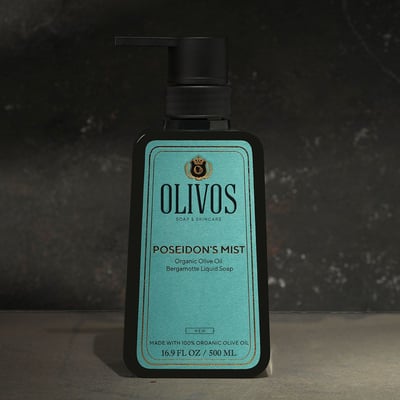 OLIVOS海洋佛手柑香氛有機橄欖果油液態皂500ml1