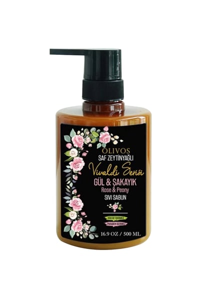 Olivos 橄欖果油液態皂-牡丹玫瑰花馥香 500ml1