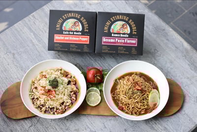 阿咪咪乾拌麵 芝麻醬拉麵 盒裝4