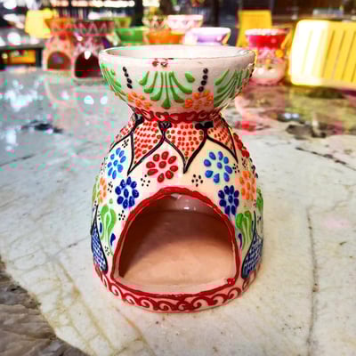 鄂圖曼手繪精油燈座10