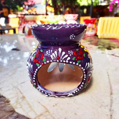 鄂圖曼手繪精油燈座5