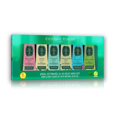 精緻護手霜禮盒 6入(金綠禮盒)1