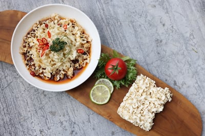 阿咪咪乾拌麵 椒麻香蔥刀削麵 盒裝3